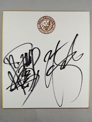 棚橋弘至＆金本浩二(ライオンマーク色紙) – 闘道館