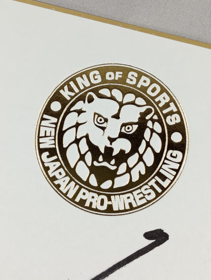 ★CHAOS★ 石井智宏＆邪道＆矢野通(ライオンマーク色紙)