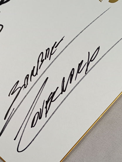 OKUMURA(オクムラ)＆バルバロ・カベルナリオ(キングオブプロレスリング専用色紙)