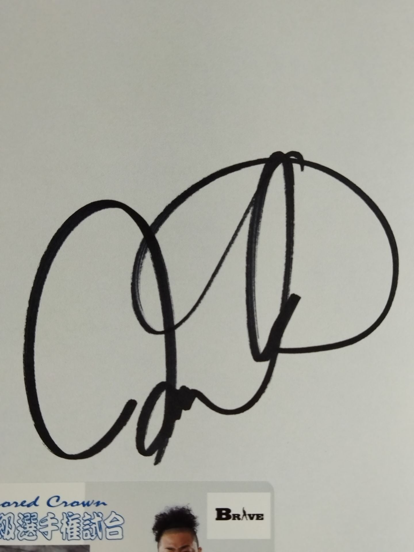 永田裕志vsモハメド・ヨネ(写真シール貼付)