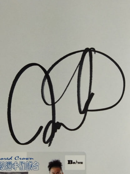 永田裕志vsモハメド・ヨネ(写真シール貼付)