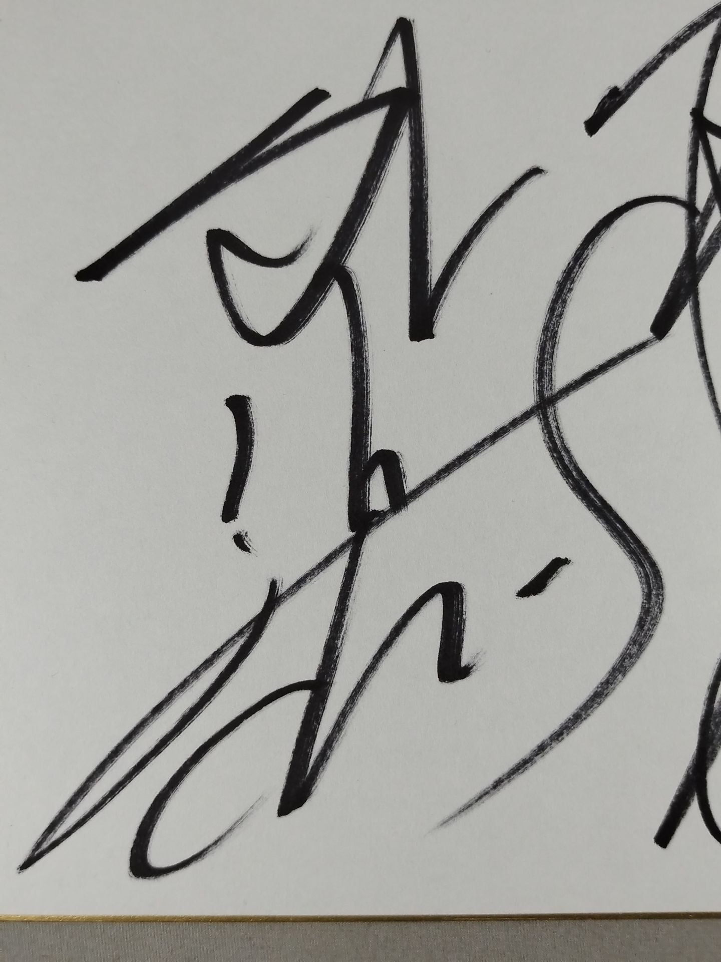 Jado  & GEDO  (Lion Mark Shikishi ( Autograph board ) )