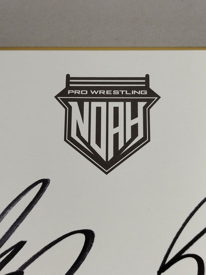 征矢学＆近藤修司(NOAH専用色紙)