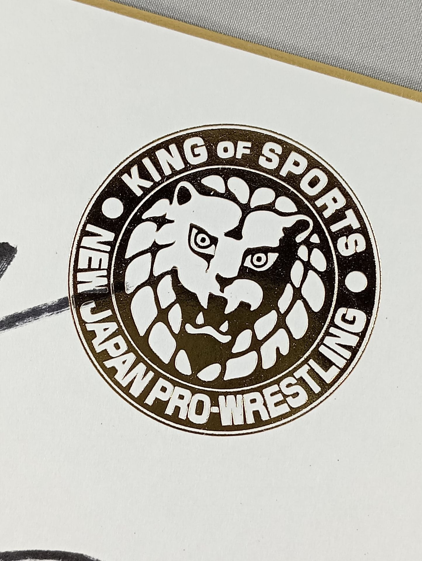 真壁刀義＆後藤洋央紀(ライオンマーク色紙)