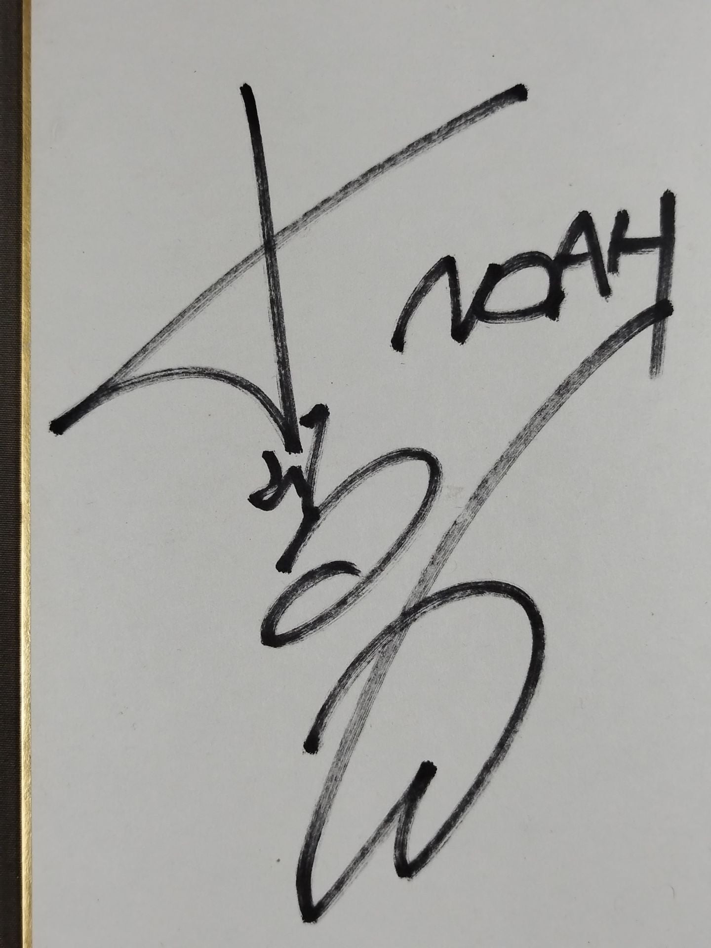 Atsushi Kotoge & Naomichi Marufuji  (King ofPro-wrestling  dedicated Shikishi ( Autograph board ) )