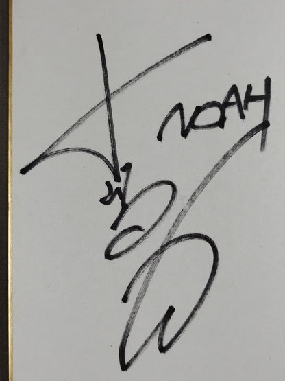 Atsushi Kotoge & Naomichi Marufuji  (King ofPro-wrestling  dedicated Shikishi ( Autograph board ) )