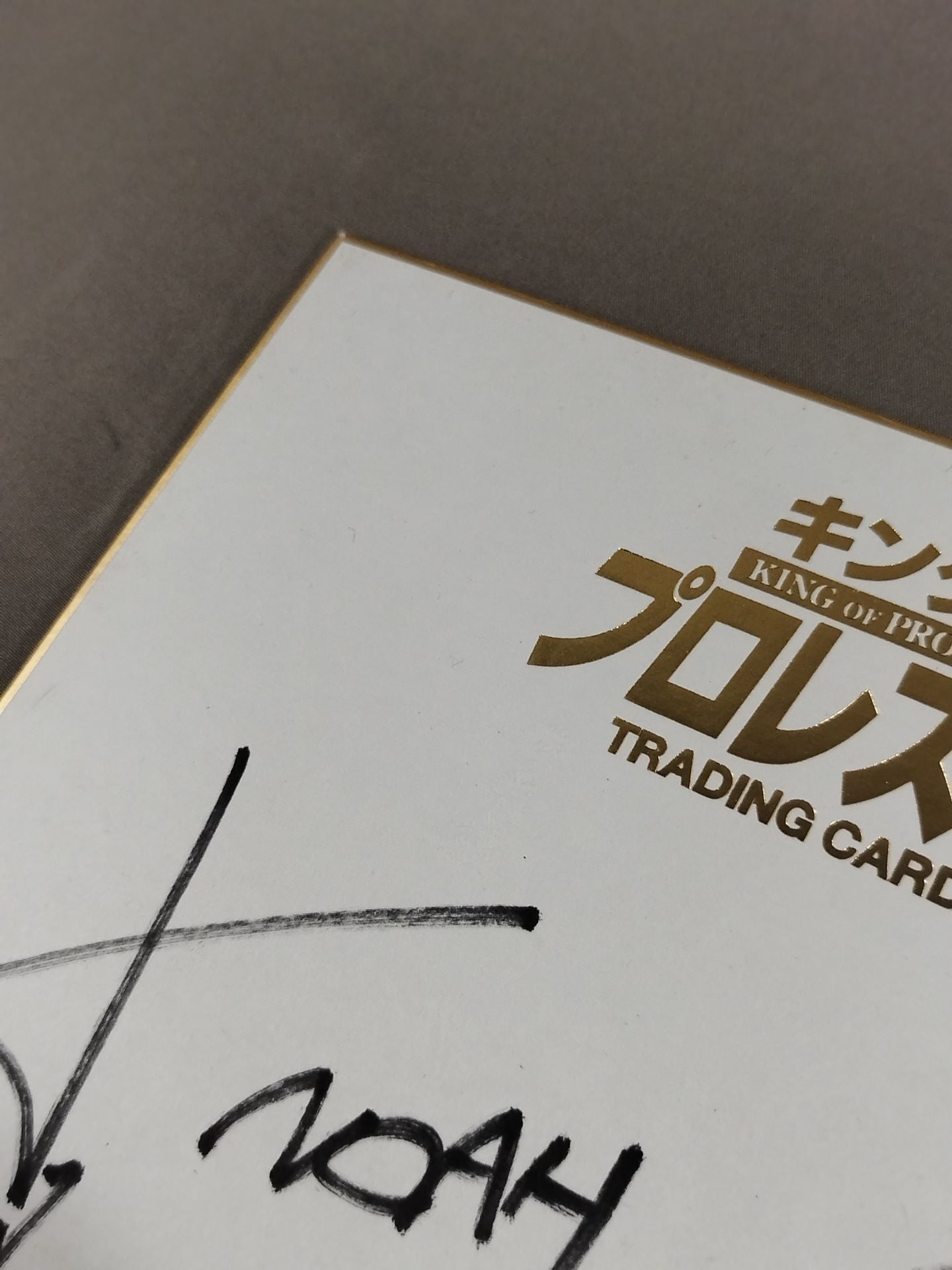 Atsushi Kotoge & Naomichi Marufuji  (King ofPro-wrestling  dedicated Shikishi ( Autograph board ) )
