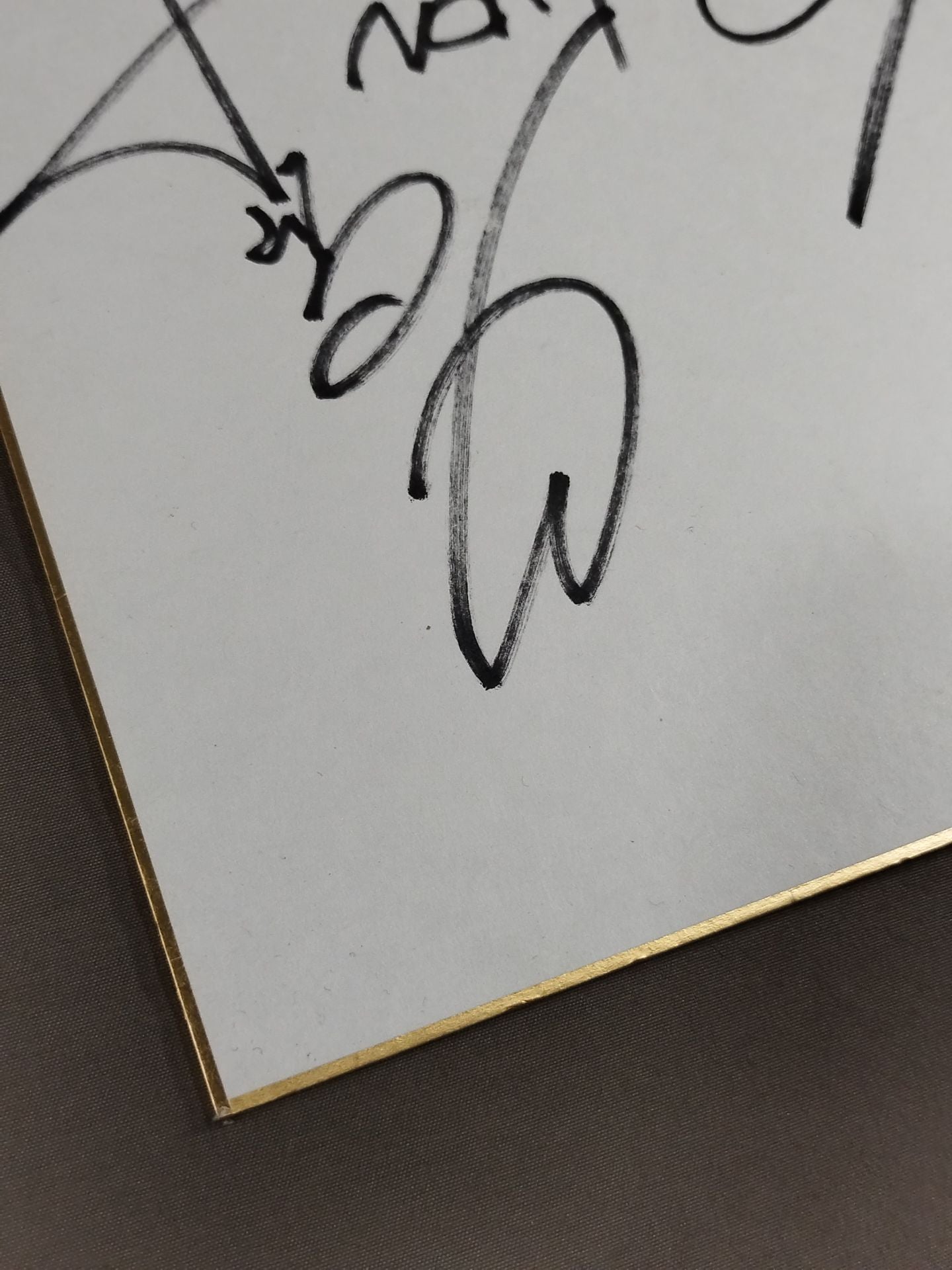 Atsushi Kotoge & Naomichi Marufuji  (King ofPro-wrestling  dedicated Shikishi ( Autograph board ) )