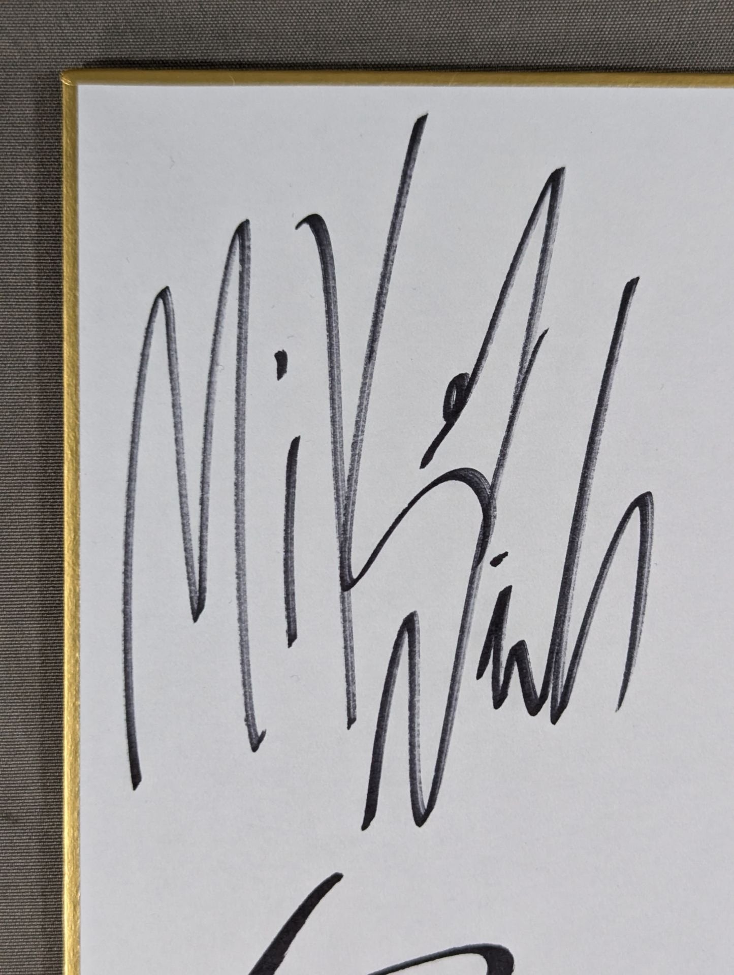 NOAH スペシャル6人タッグマッチ 寄せ書き