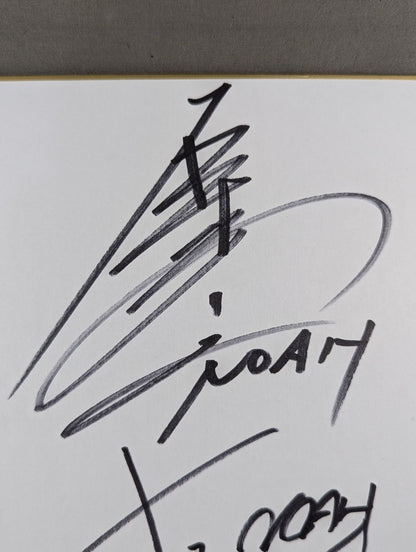 小川良成＆ザック・セイバーJr.vs石森太二＆小峠篤司(写真シール貼付)