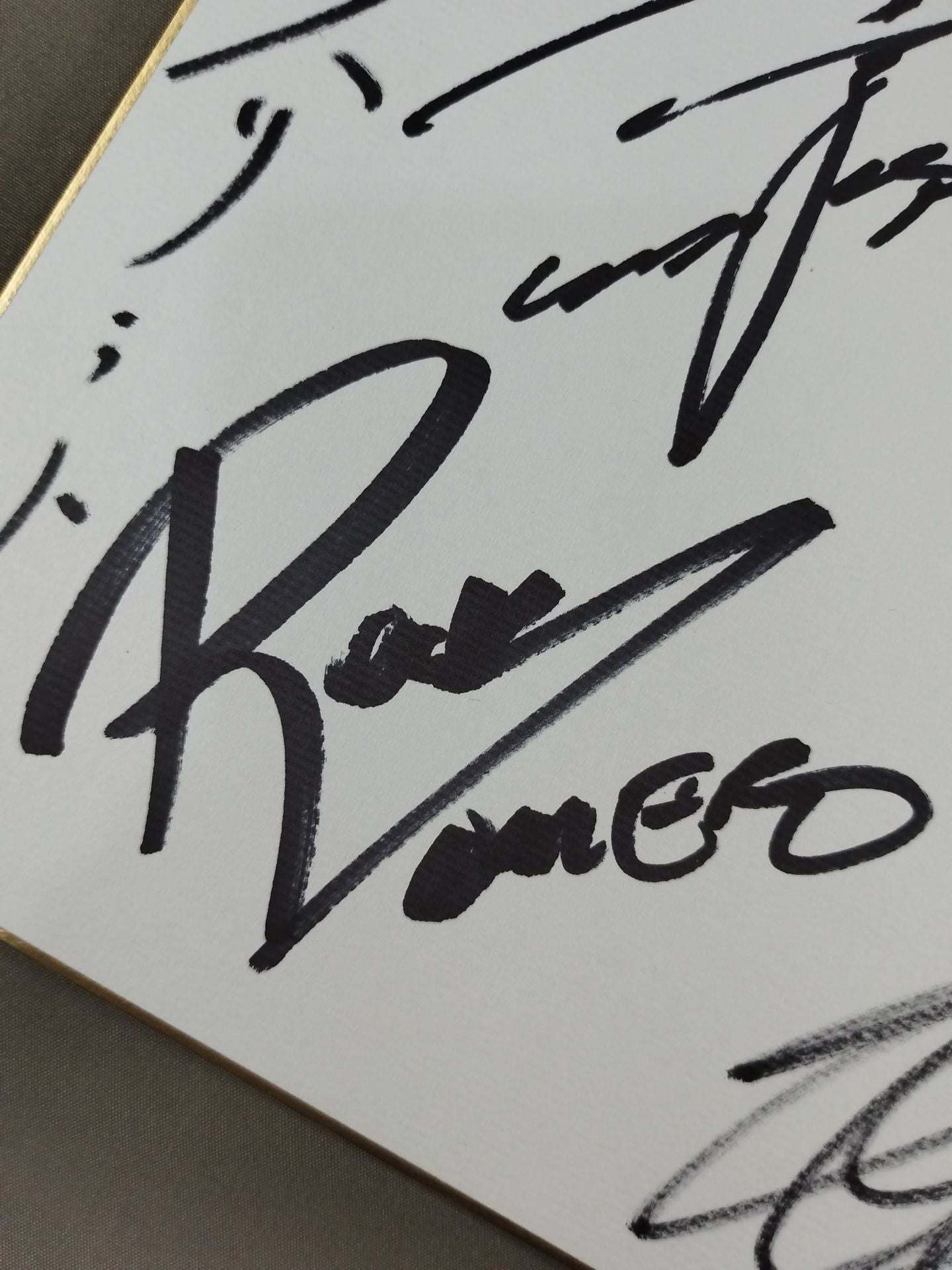 ★CHAOS★ 5選手寄せ書き