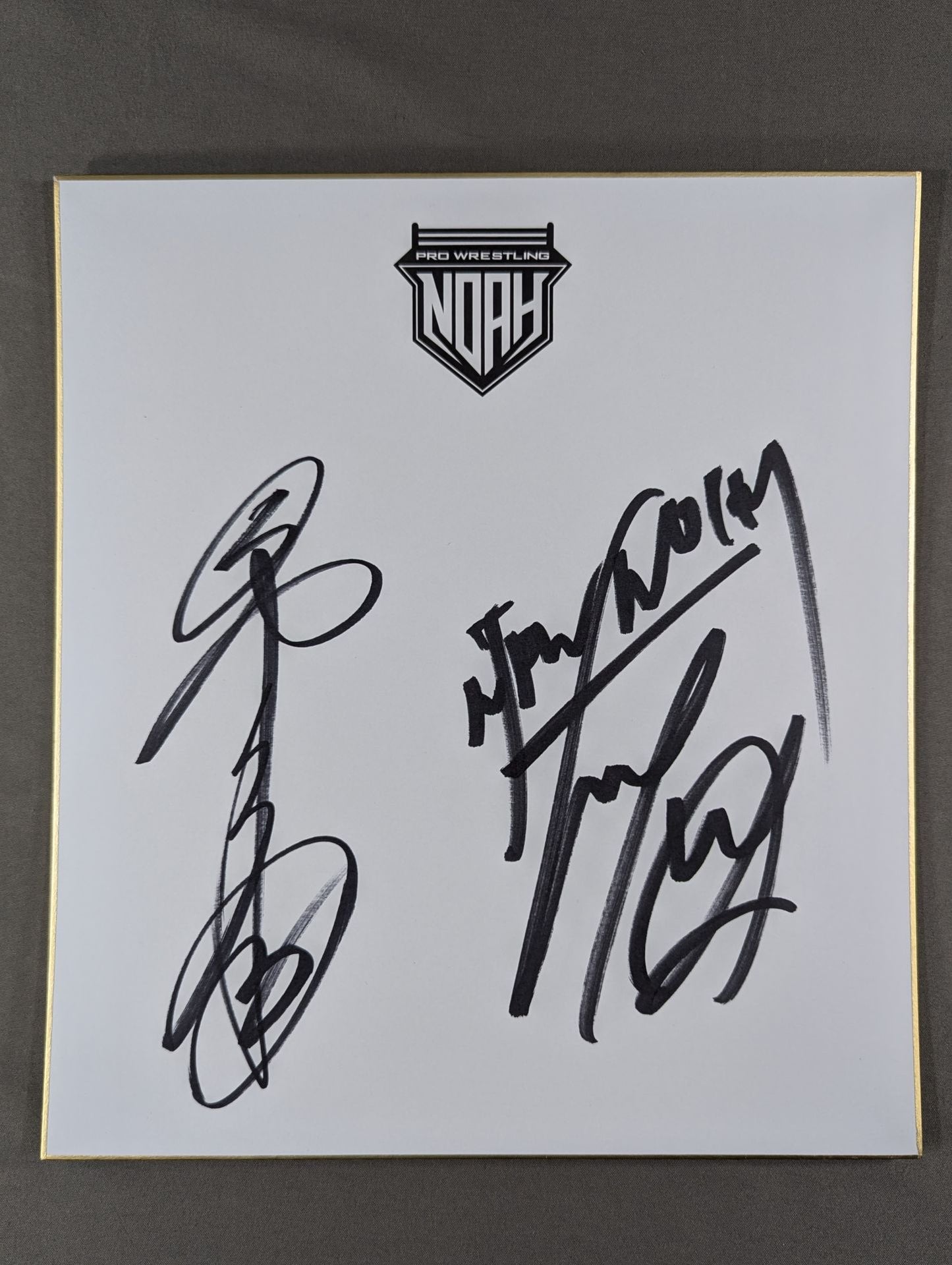 清宮海斗＆大岩陵平(NOAH専用色紙)