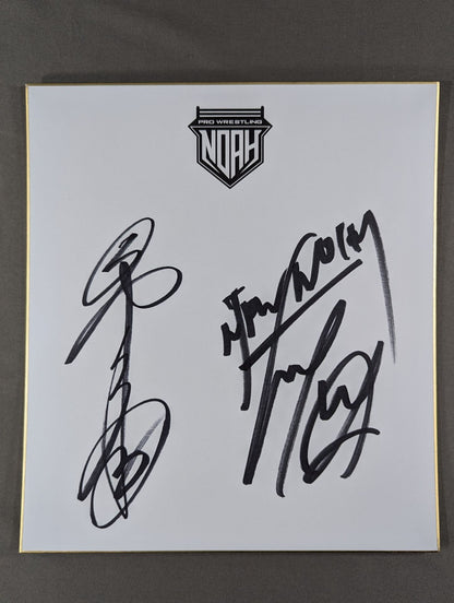 清宮海斗＆大岩陵平(NOAH専用色紙)