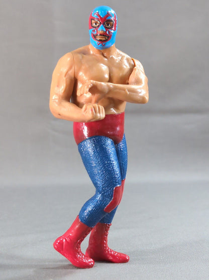 Dos Caras (light blue mask)