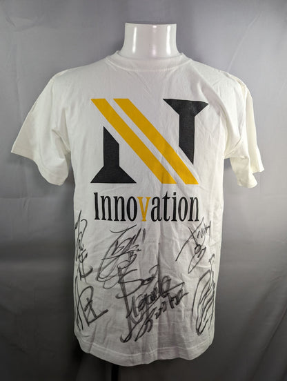 【6選手直筆サイン入り】NOAH「Innovation」Tシャツ(ホワイト)