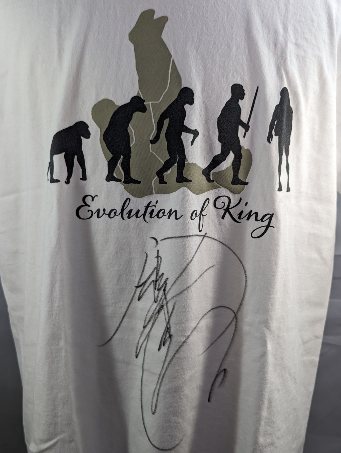 【直筆サイン入り】鈴木みのる「Evolution of King」Tシャツ