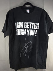 直筆サイン入り】土井成樹「I AM BETTER THAN YOU !」Tシャツ – 闘道館
