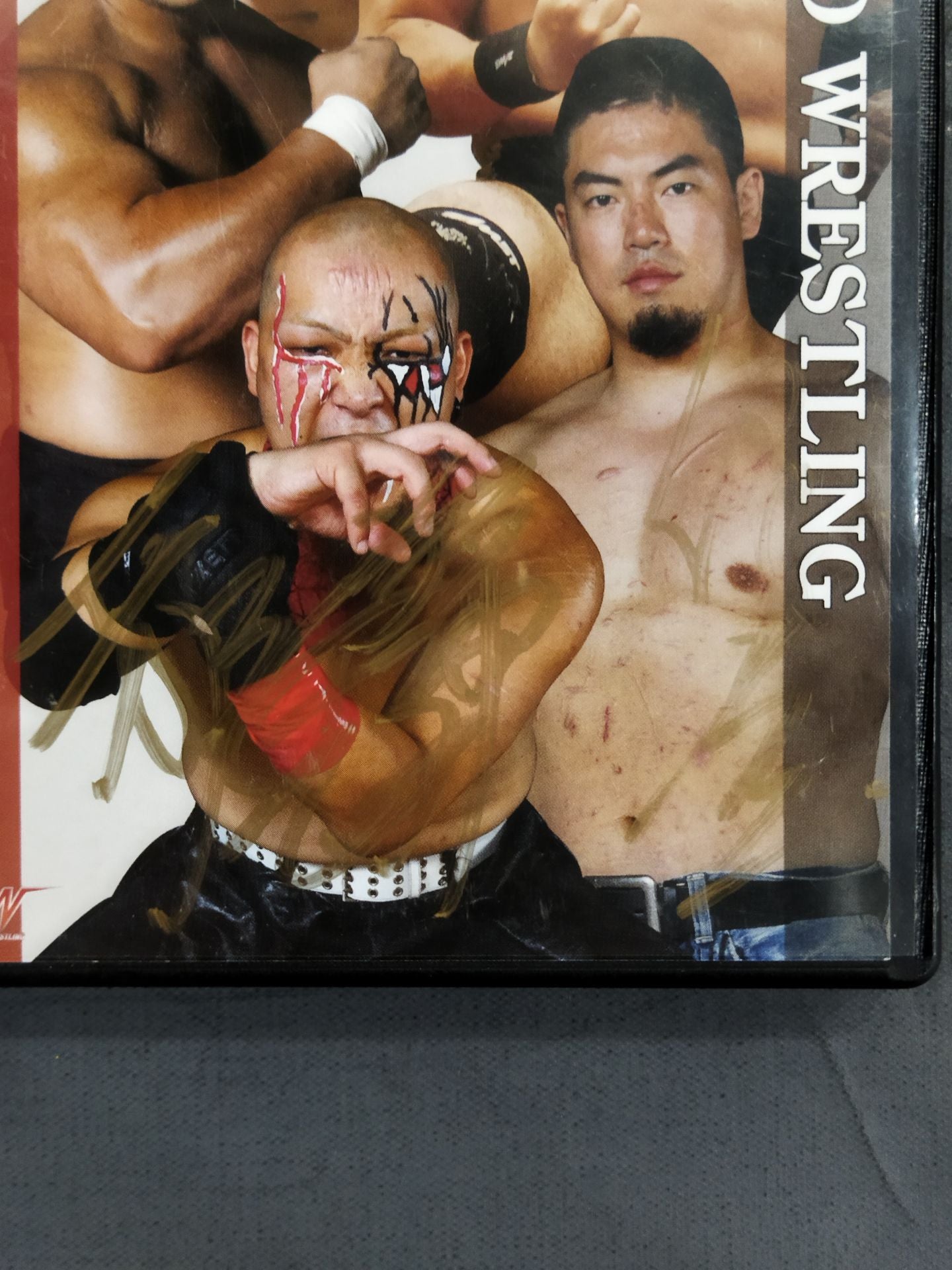 [2 fighters hand signed autograph BJ UNDERGROUND 2007.8.1~3 Lazona Kawasaki Tournament Carefully Selected Best Bout