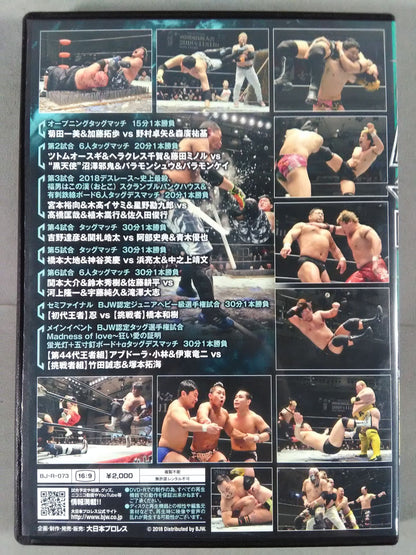 【竹田誠志＆塚本拓海 直筆サイン入り】2 BJW 後楽園ホール2018 0125