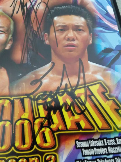 [Susumu Yokosuka & CIMA hand signed autograph 】DRAGON GATE 2006 season.3