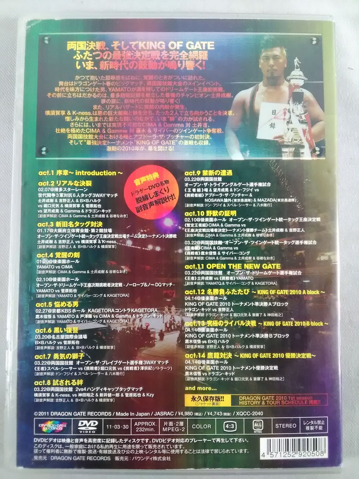 DRAGON GATE 2010 1st season