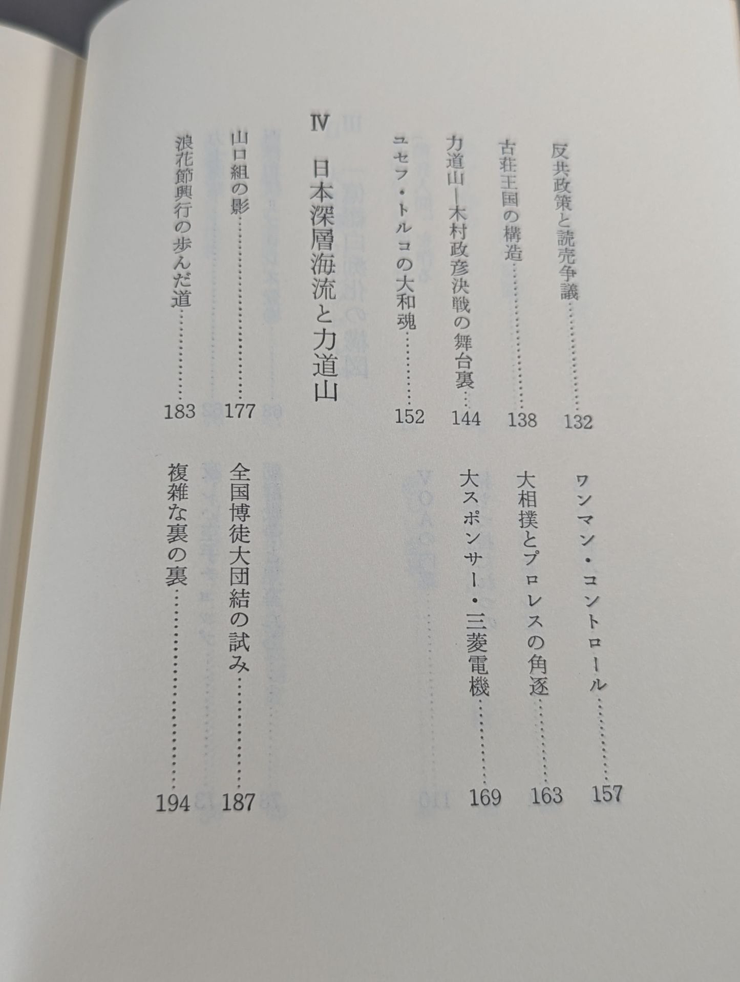 もう一つの昭和史① 深層海流の男・力道山
