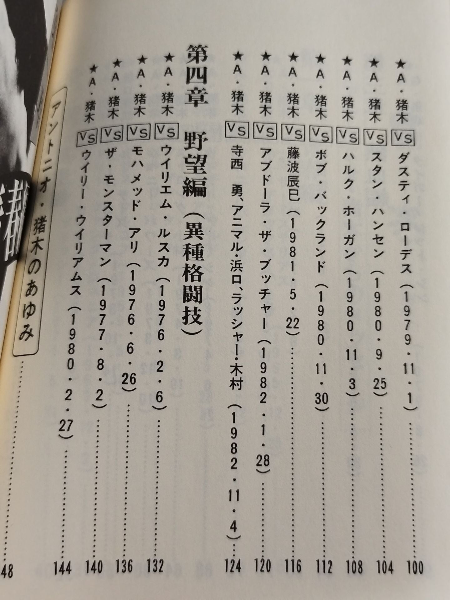 Antonio Inoki  Self-Selected Fighting Spirit 30 Battles
