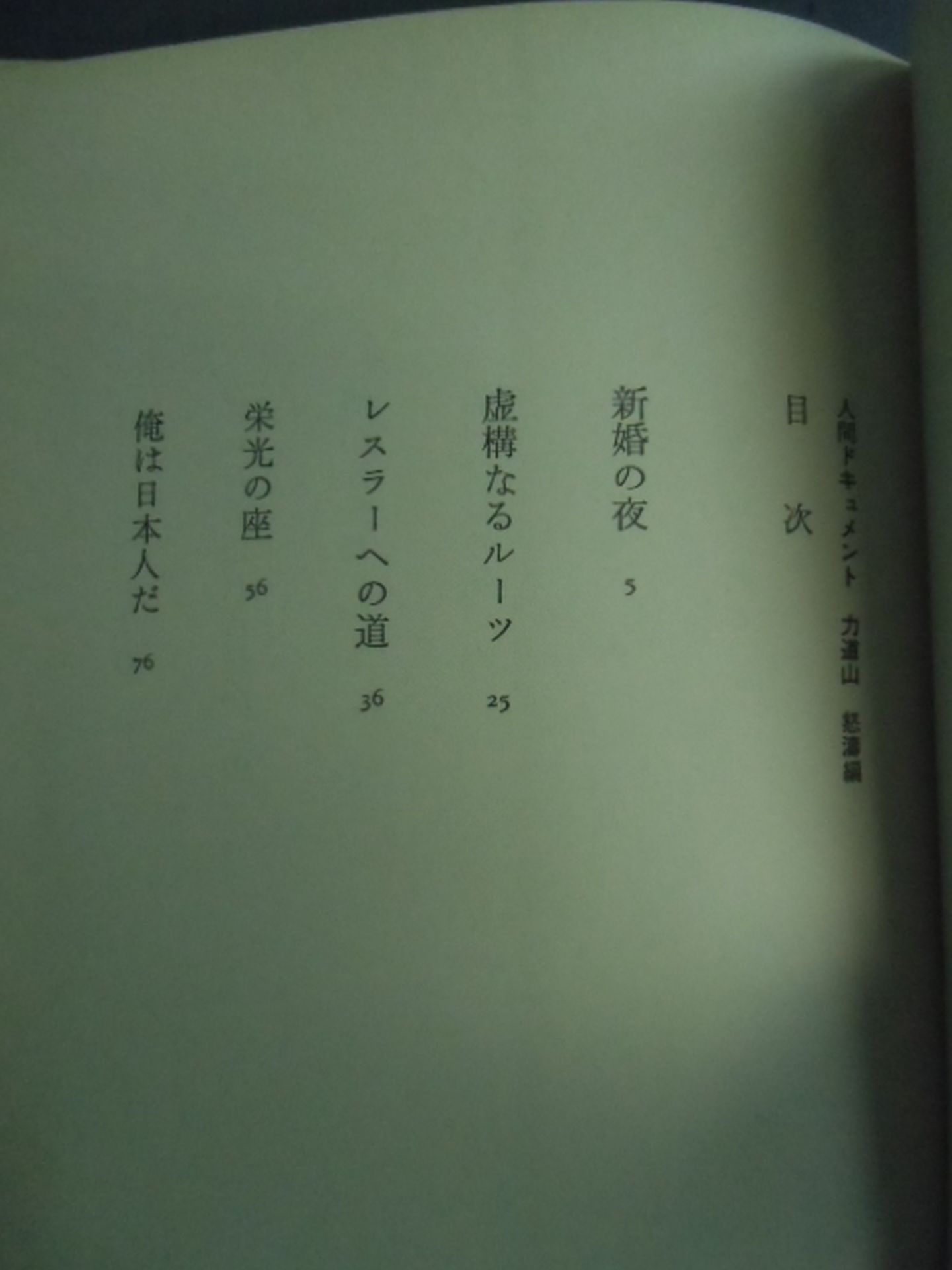 人間ドキュメント力道山 (上) 怒濤編
