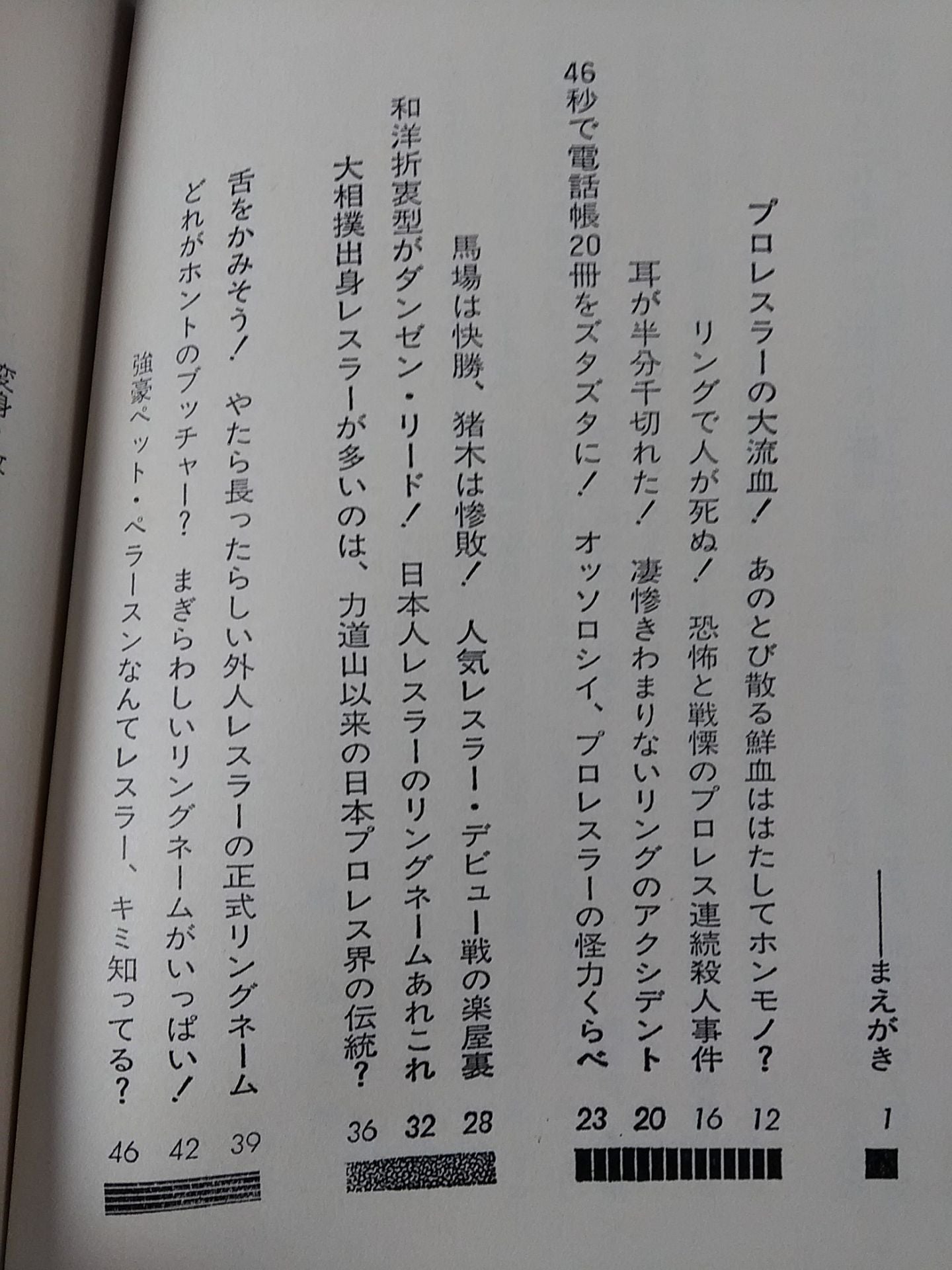 プロレスこれを知ったら殺られる