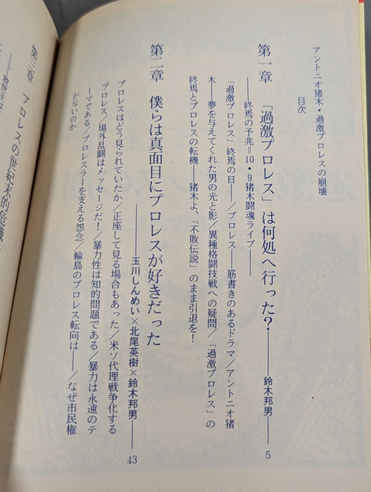 Antonio Inoki  RadicalThe collapse of Pro Wrestling