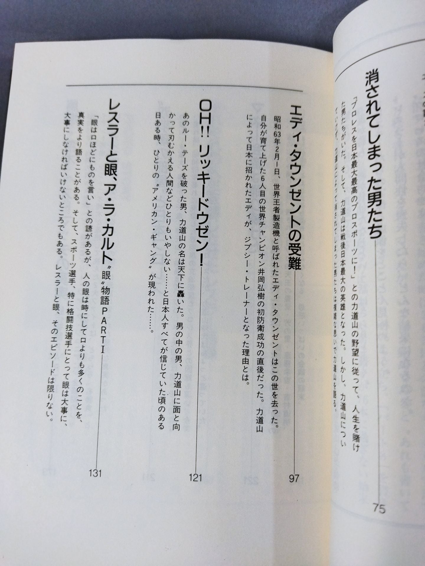 The Invincible Man's "Enemy" The Pro Wrestling  365 New "Shigeo Kado" The Complete Works of Pro Wrestling 1