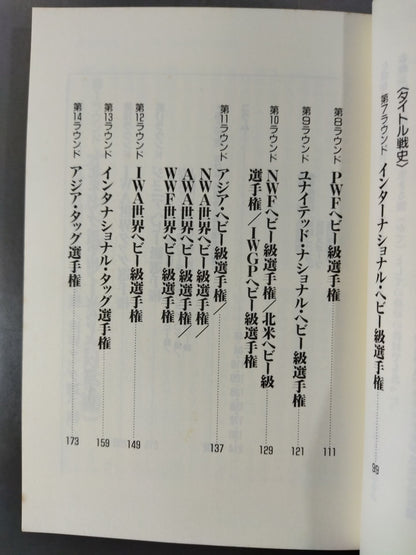 The Pro Wrestling  '90 (3) Wrestler Directory and Title Fight History