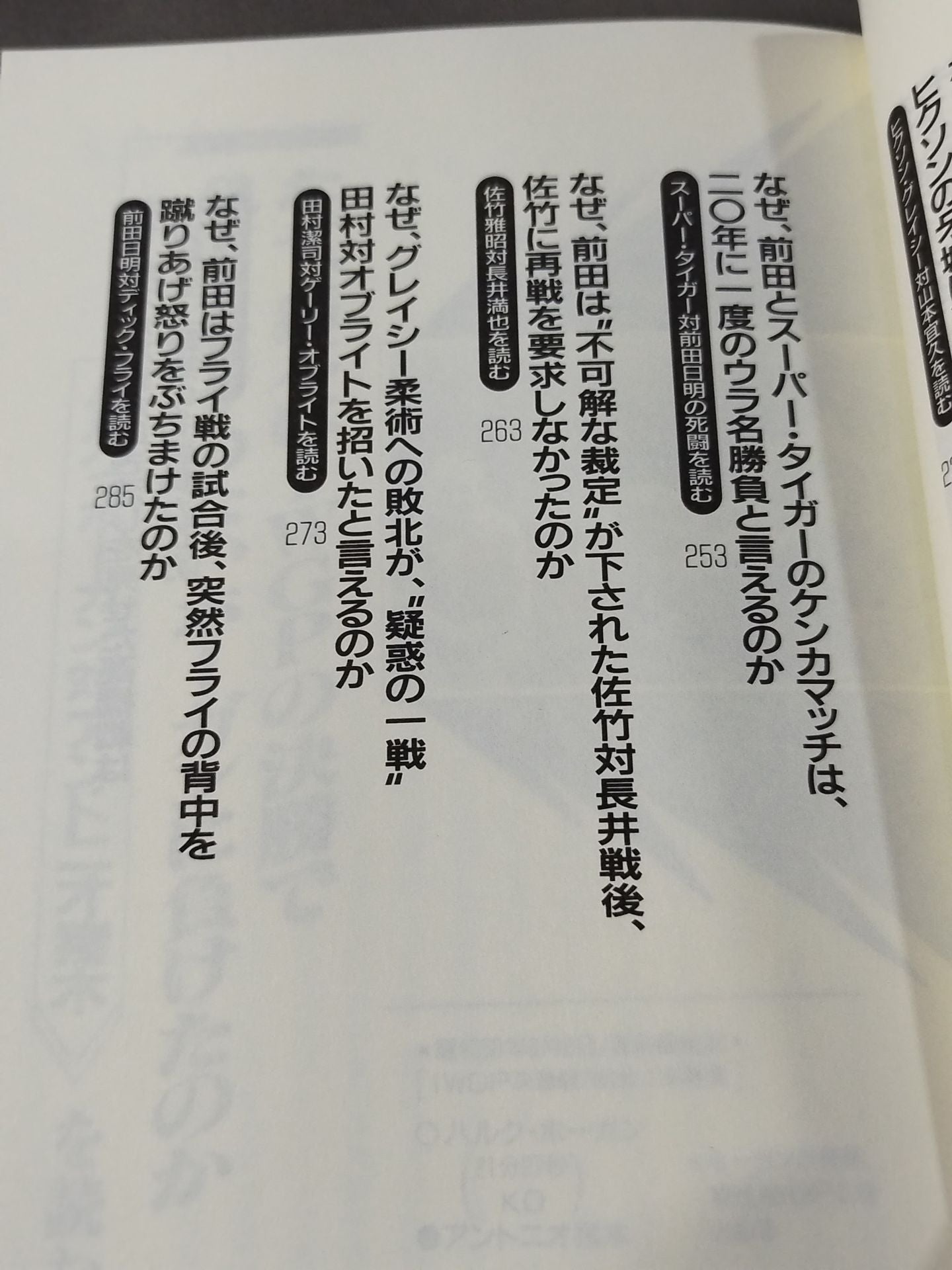 Pocket Book Special Pro Wrestling  Martial Arts Famous Match Daizen