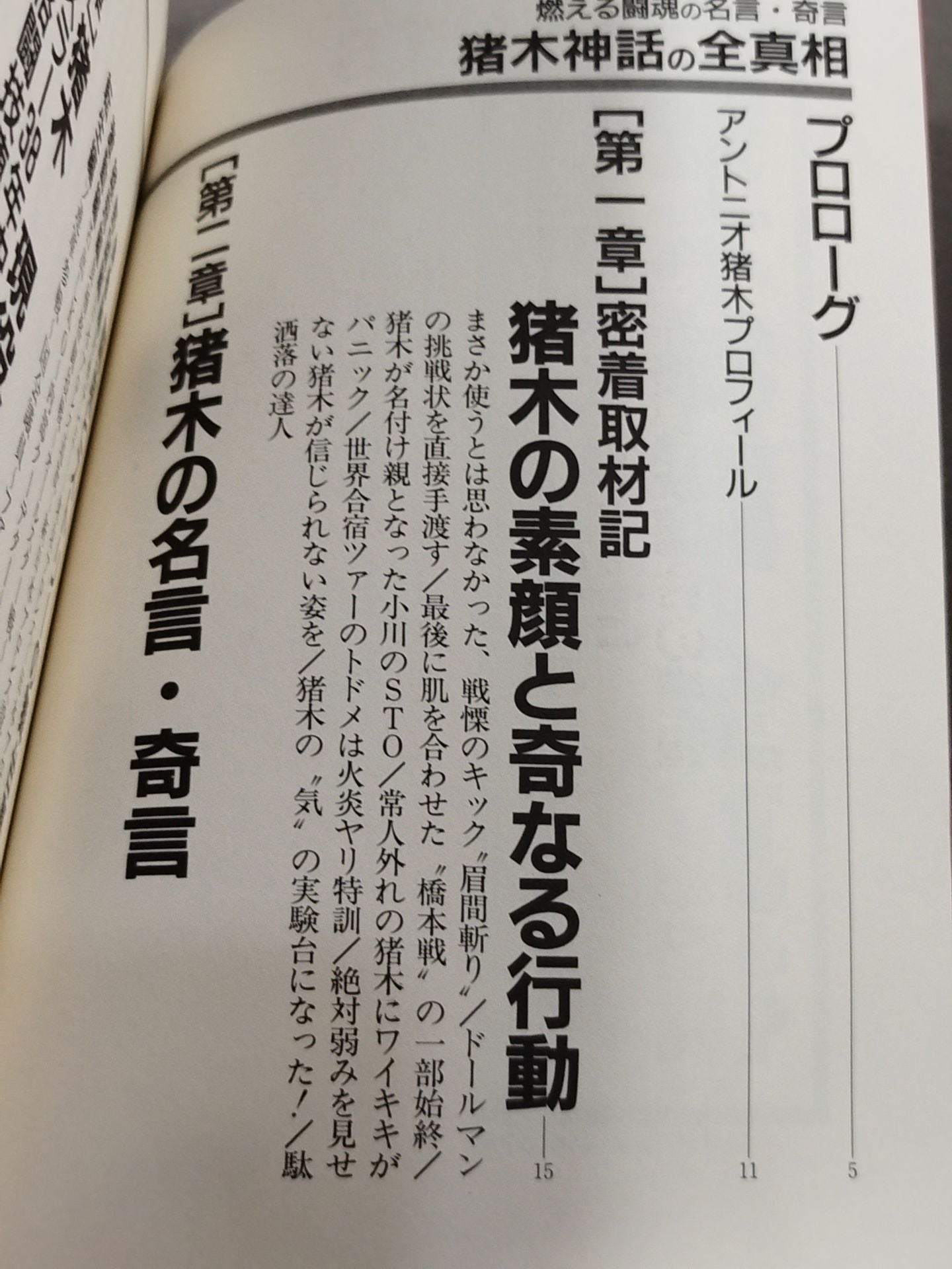 The Whole Truth of Inoki Mythology: Quotes and Strange Words of the Burning Fighting Spirit