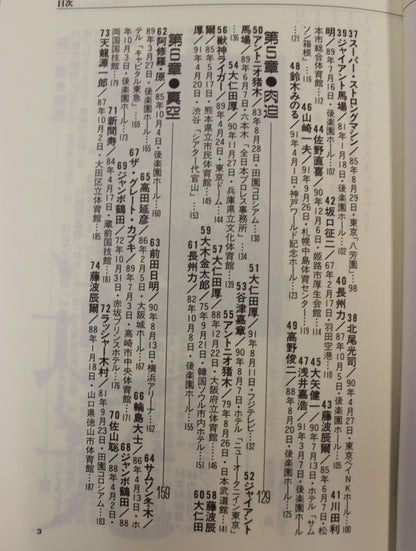 フラッシュバック プロレス激白集99