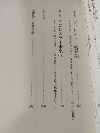 小橋健太 青春自伝 熱き握り拳