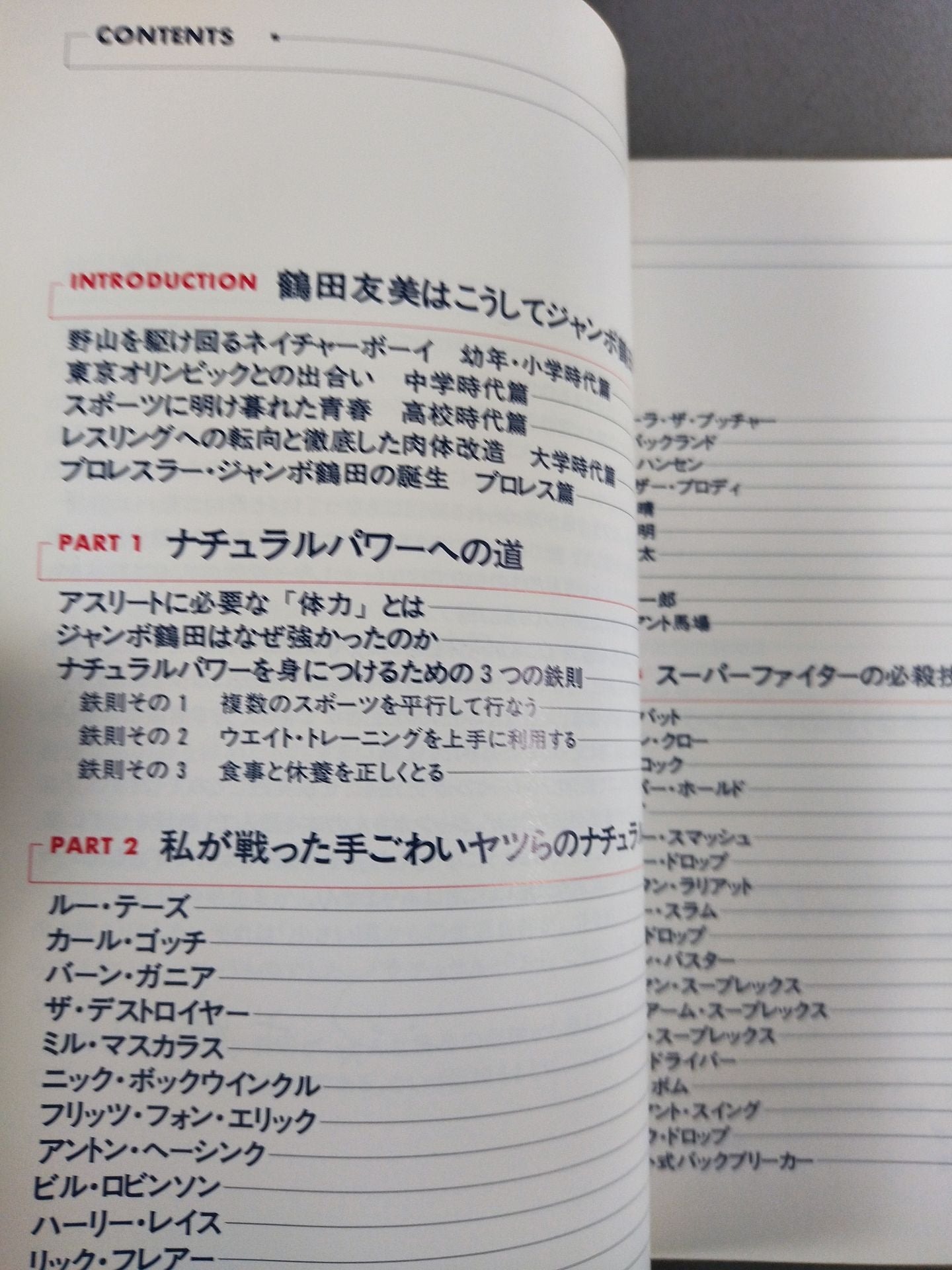 Jumbo Tsuruta's Natural Power Enhancement Bible