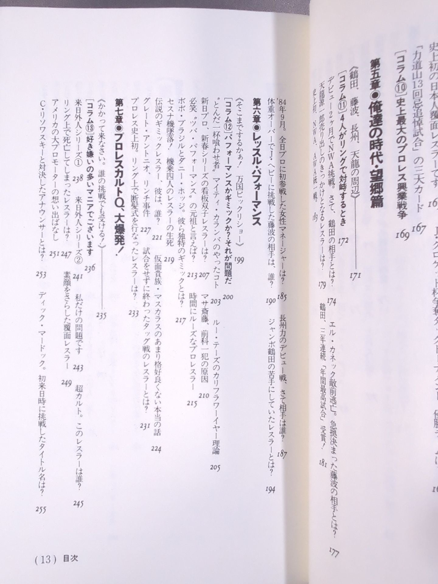 A book that shows Pro Wrestling  terribly