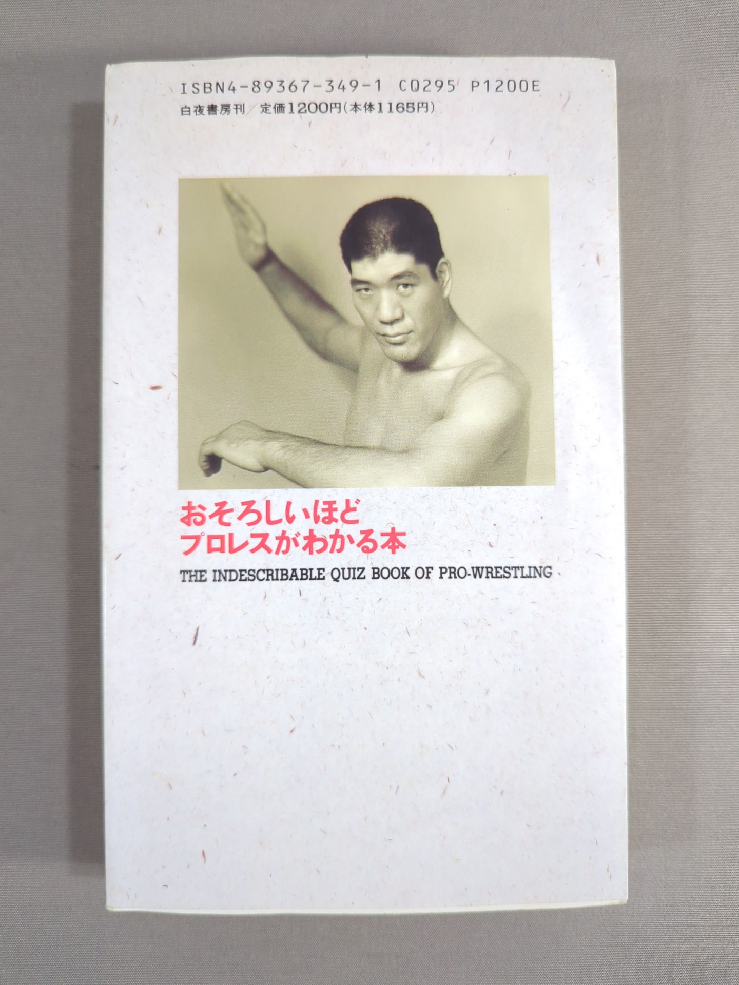 A book that shows Pro Wrestling  terribly