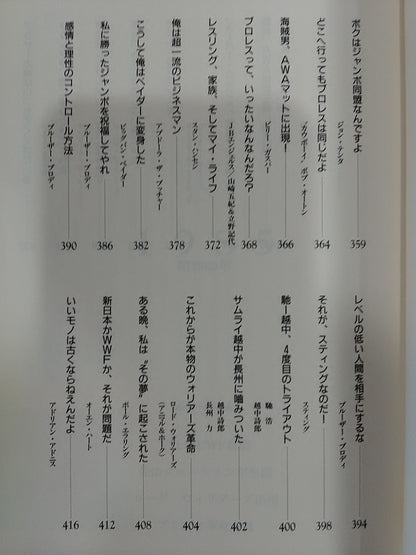 Decade Testimonies of 100 Pro Wrestler  (Part 1)