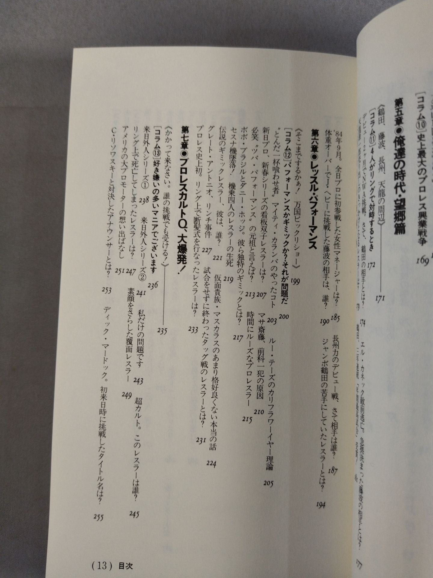 A book that shows Pro Wrestling  terribly