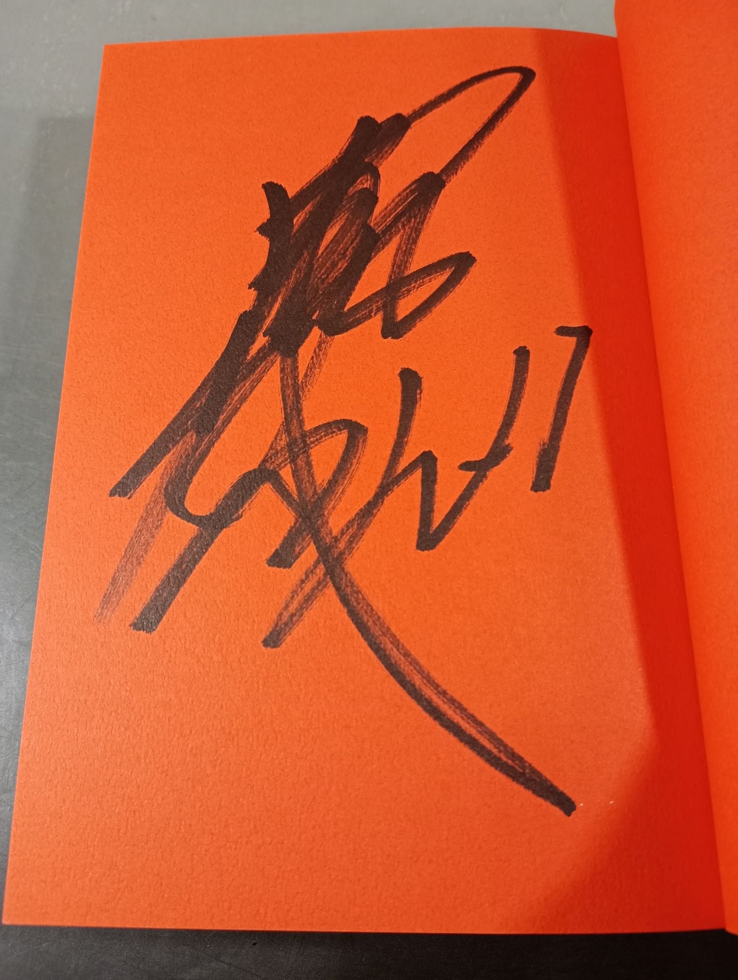 【Muto Keiji  hand signed autograph 】Goodbye Moonsault Press All records of Muto Keiji  35 years