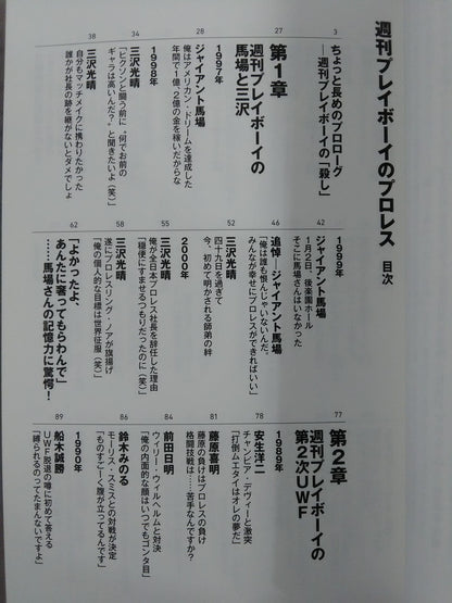 週刊プレイボーイのプロレス