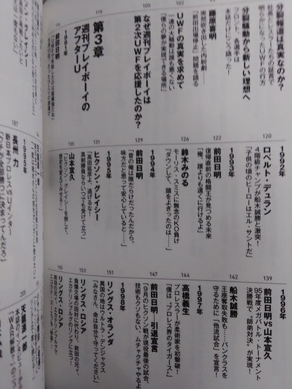 週刊プレイボーイのプロレス