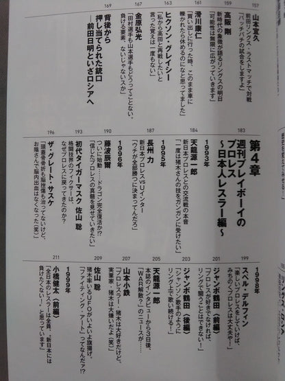週刊プレイボーイのプロレス