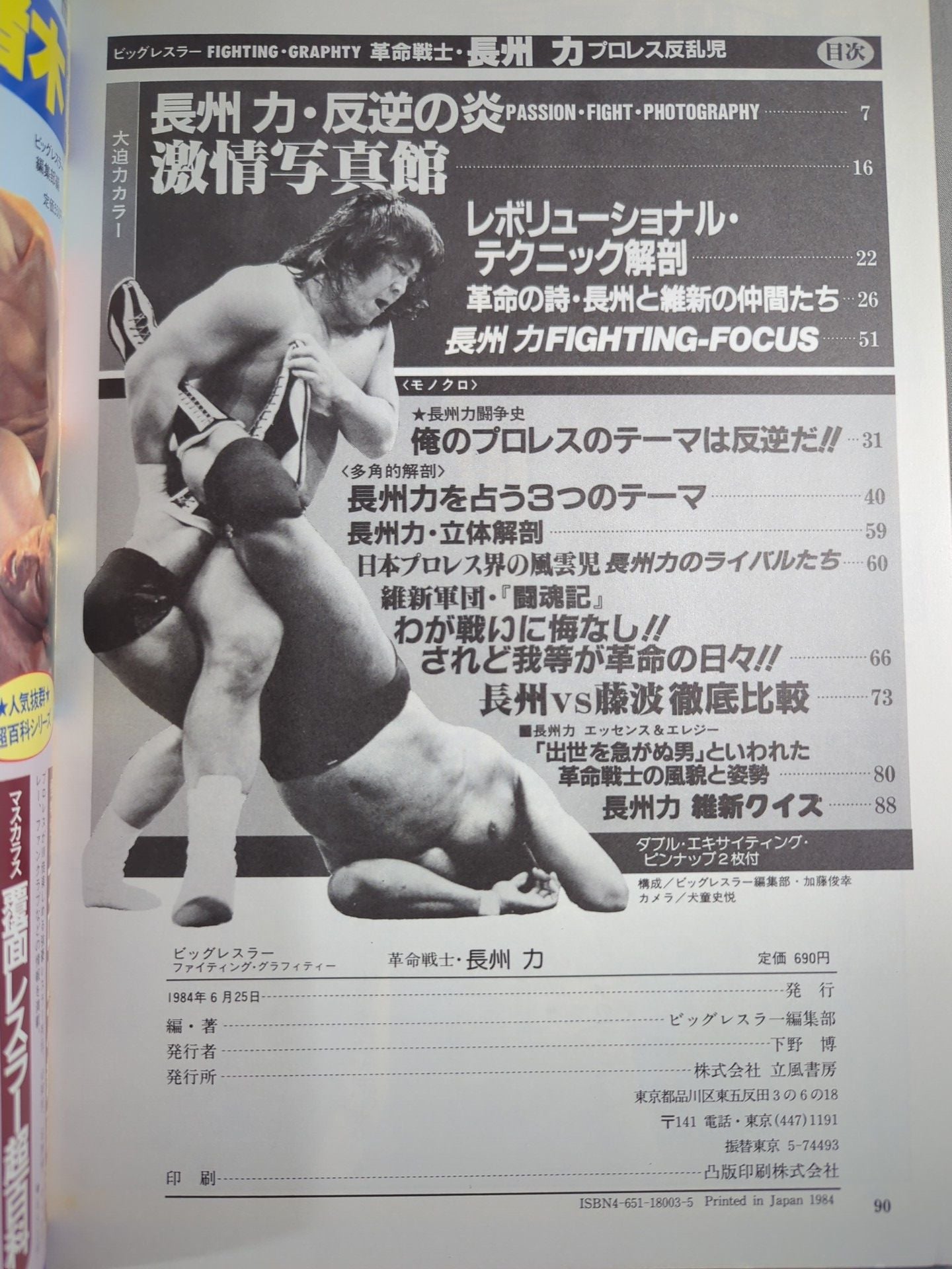 Revolutionary Warrior Riki Choshu  Pro Wrestling Rebel