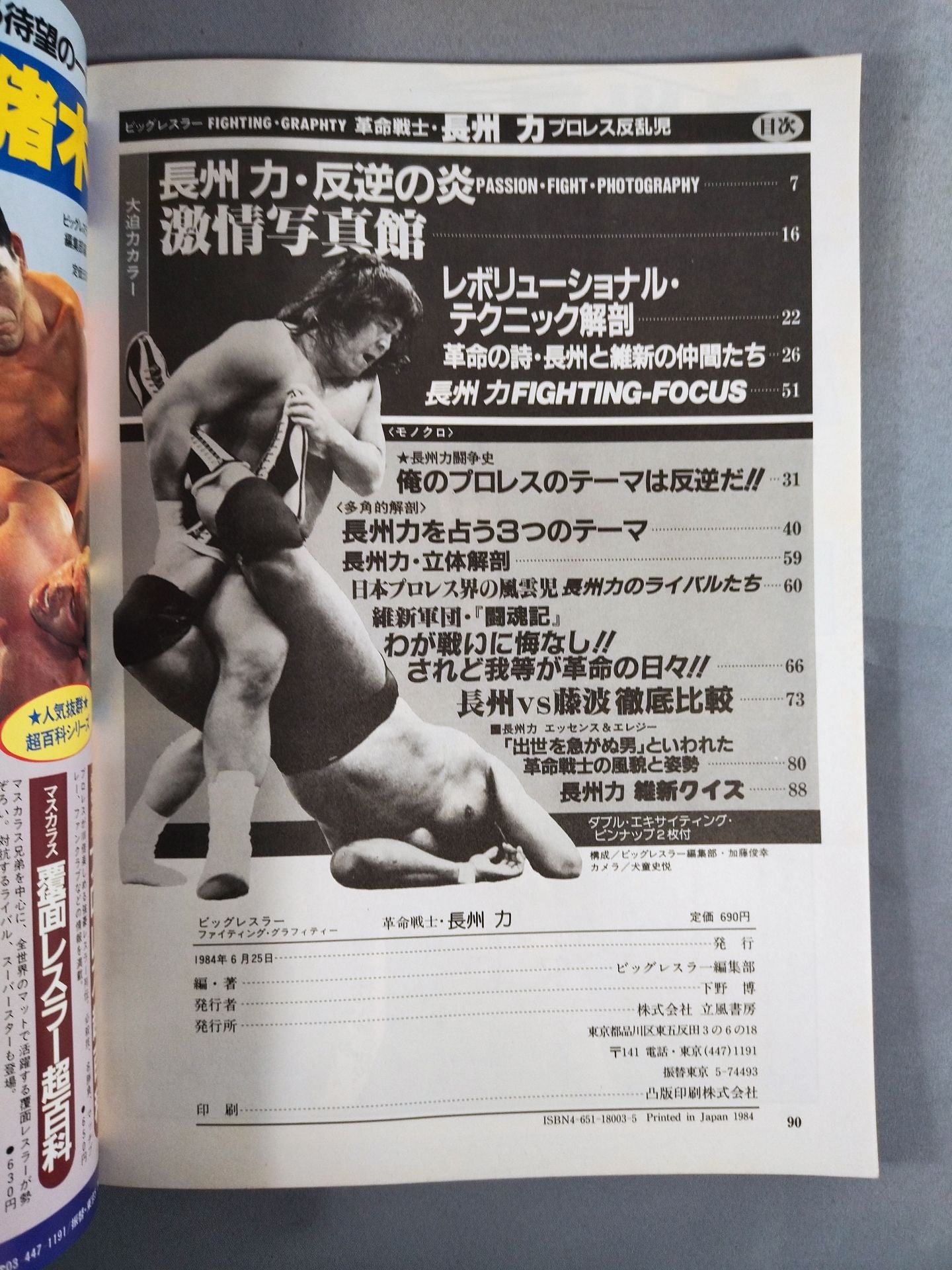 Revolutionary Warrior Riki Choshu  Pro Wrestling Rebel