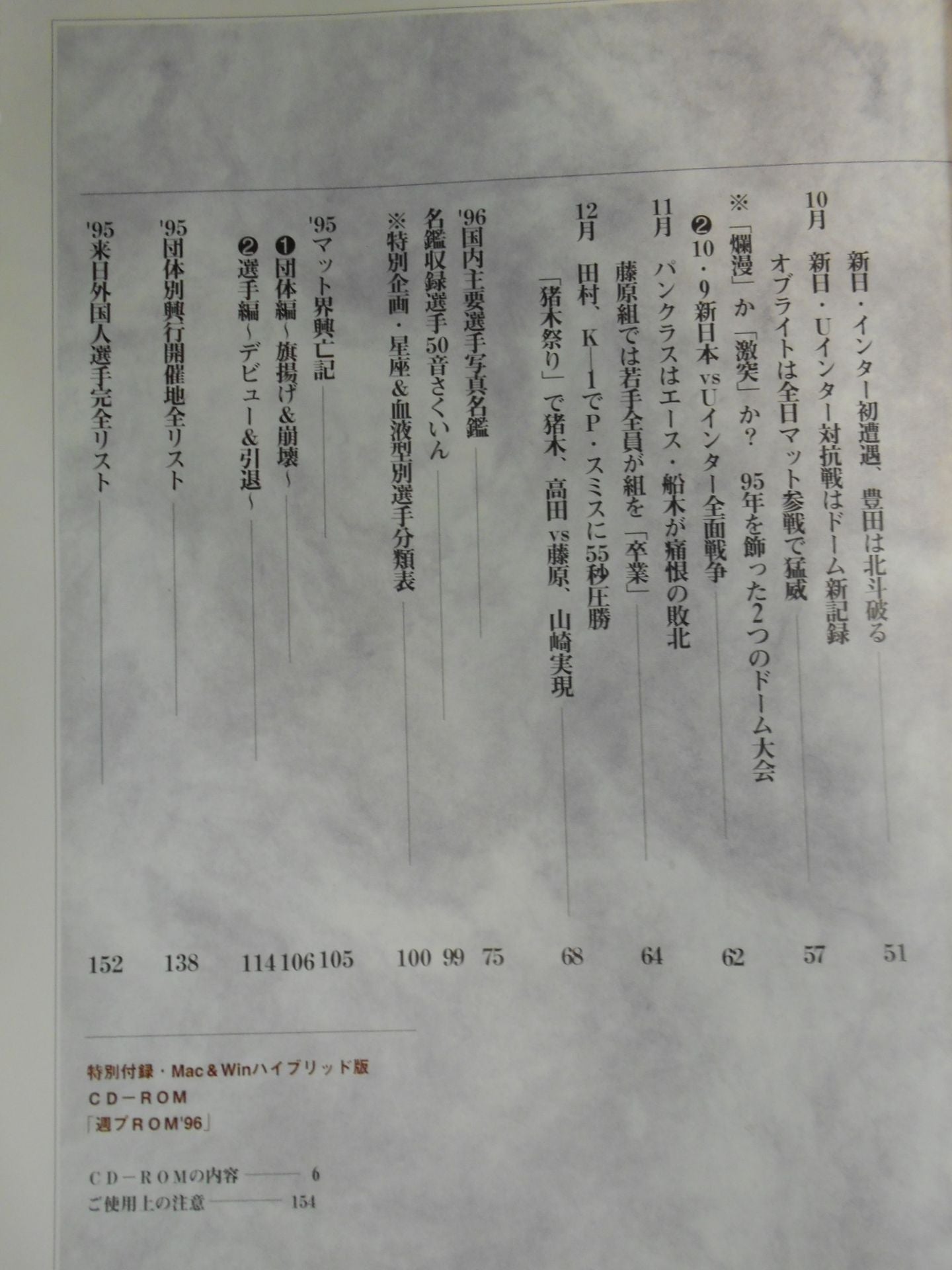 Pro Wrestling  Yearbook 96