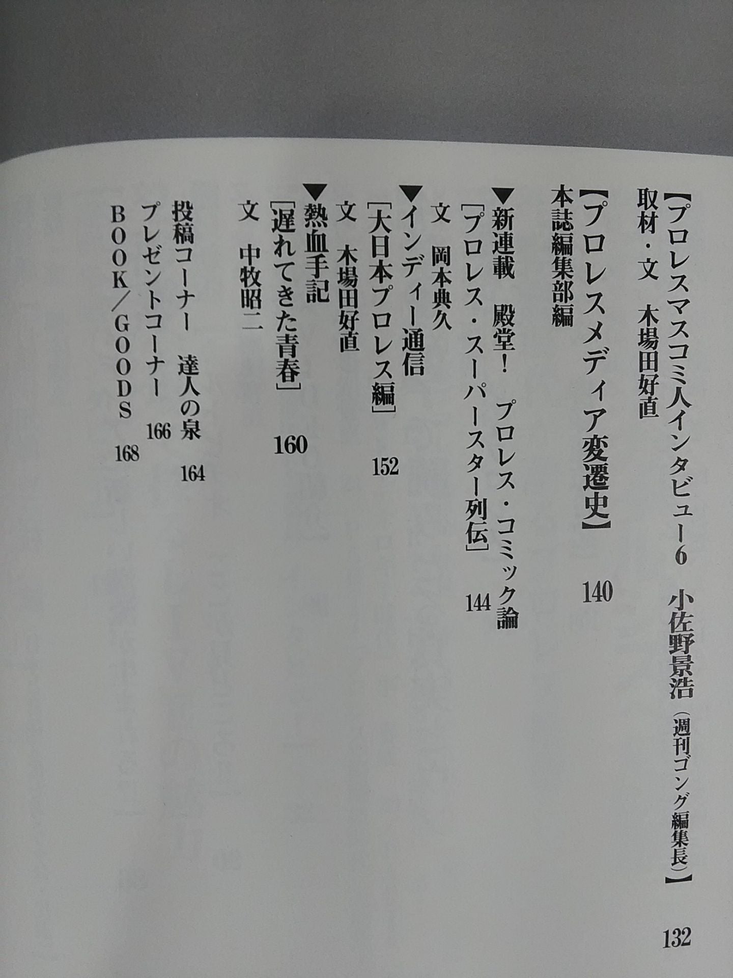 Pro Wrestling  Master Vol.7 Pro Wrestling Desire for catharsis