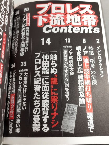 別冊宝島1599 プロレス下流地帯